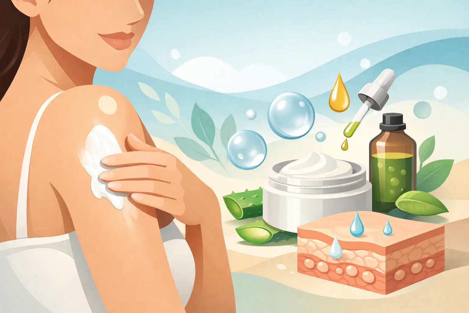 How a Silicone Free Body Moisturizer Works